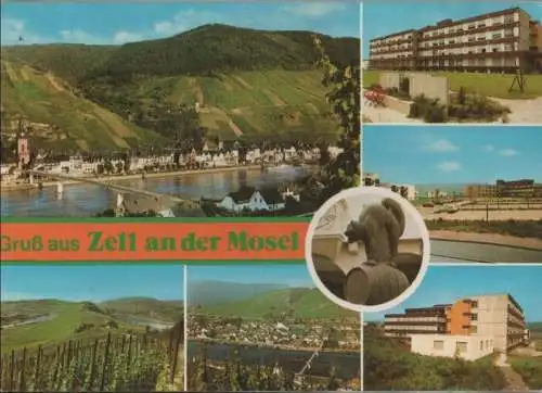 Zell (Mosel) - 6 Teilbilder - 1982