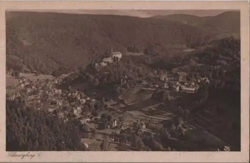 Schwarzburg - Blick vom Trippstein - ca. 1935