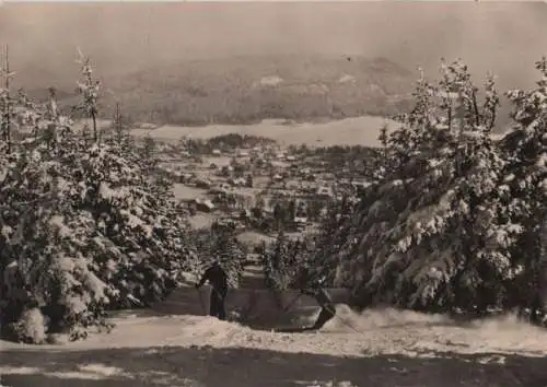 Jonsdorf - Ski-Abfahrtsstrecke am Buchberg - ca. 1960