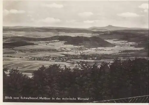 Werra - Blick vom Schwalbental