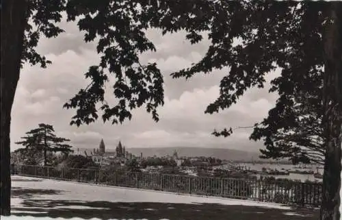 Mainz - Blick vom Stadtgarten - ca. 1960