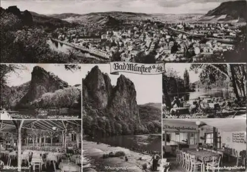 Bad Münster am Stein-Ebernburg - u.a. Rheingrafenstein - ca. 1960