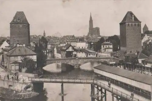 Elsass - Strassburg - Die alten Türme - ca. 1935