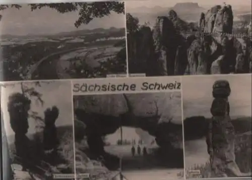 Sächsische Schweiz - u.a. Basteibrücke - 1966