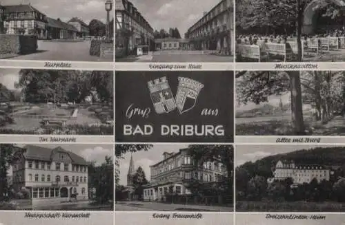 Bad Driburg - u.a. Kurplatz - ca. 1960