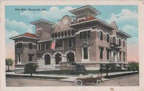 USA - USA, Florida - Pensacola - City Hall - ca. 1925