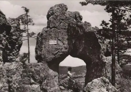 Fränkische Alb - Hirschbachtal, das Törle im Norissteig - ca. 1965