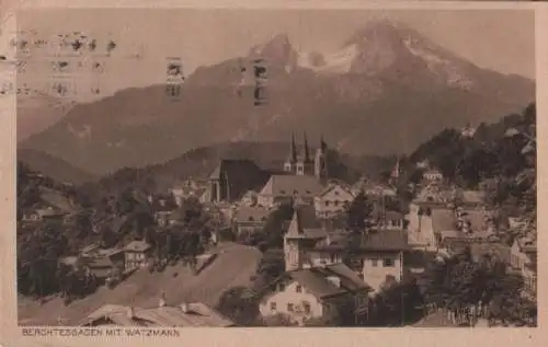 Berchtesgaden - mit Watzmann - 1928