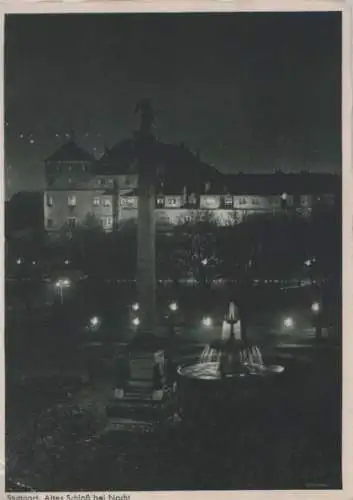 Stuttgart - Altes Schloss bei Nacht