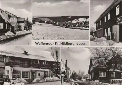 Eisfeld-Waffenrod - u.a. Gaststätte Zum alten Hasen - 1987