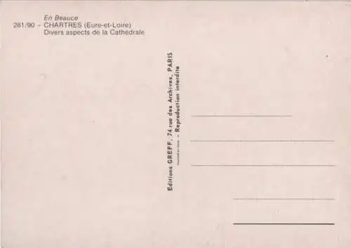 Frankreich - Chartres - Frankreich - Cathedrale
