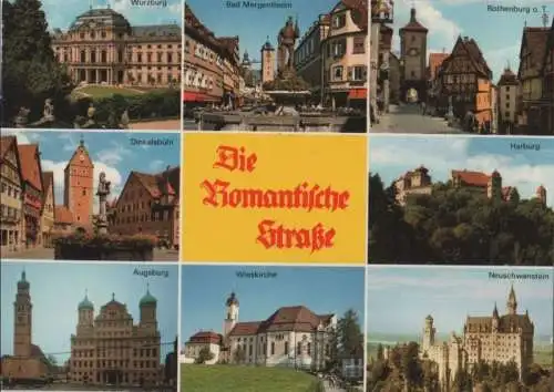 Romantische Straße - u.a. Harburg - ca. 1980