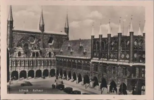 Lübeck - Rathaus - ca. 1955