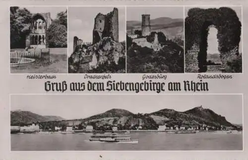 Siebengebirge - u.a. Drachenfels - ca. 1960