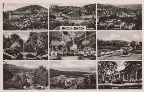 Baden-Baden - u.a. Kurhaus - ca. 1960