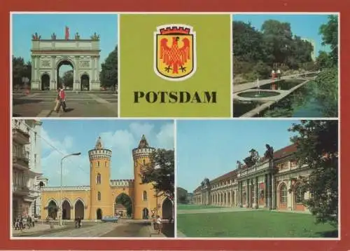 Potsdam, Sanssouci - u.a. Brandenburger Tor - 1989