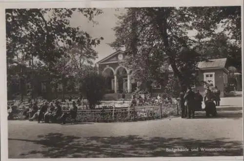 Bad Steben - Badgebäude und Wiesenquelle