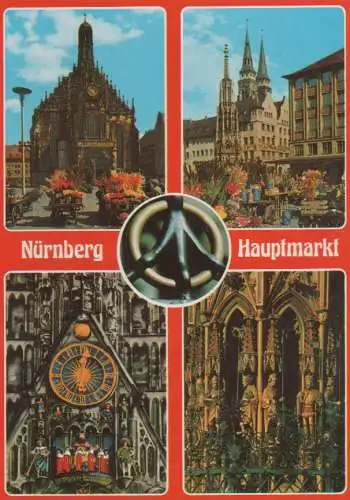 Nürnberg, Mittelfranken - Hauptmarkt - ca. 1985