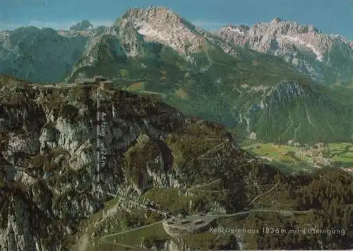 Kehlstein - Kehlsteinhaus mit Parkplatz - 1994