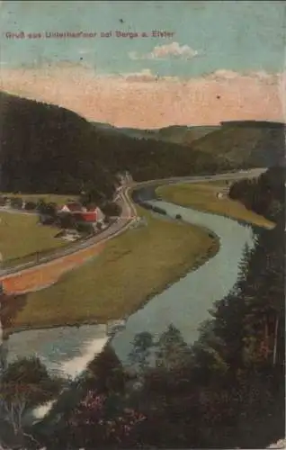 Berga - Gruß aus Unterhammer - ca. 1925