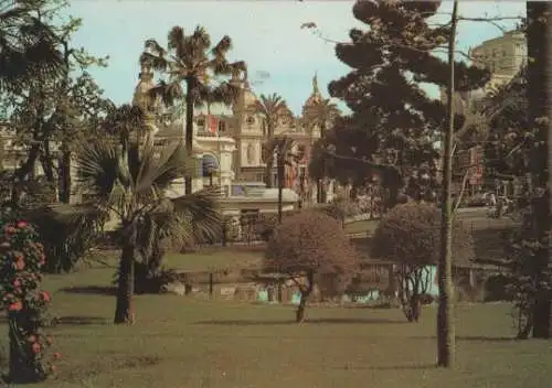 Monaco - Monaco - Casino vu des jardins - ca. 1975