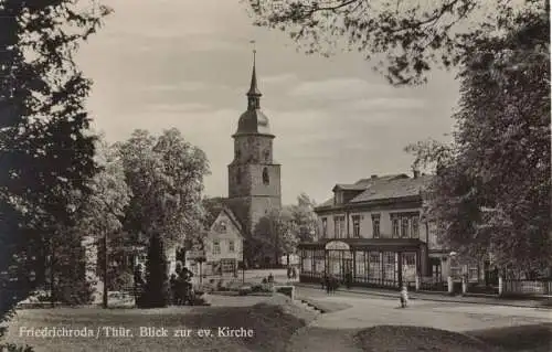 Friedrichroda - Blick zur Kirche