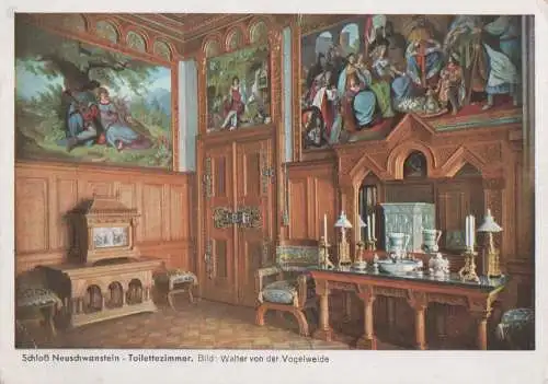 Schwangau Neuschwanstein - Toilettezimmer - ca. 1970