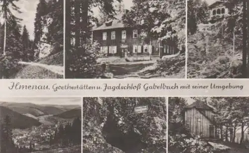 Ilmenau - Jagdschloß Gabelbach - ca. 1965