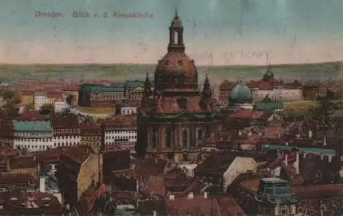 Dresden - Blick von der Kreuzkirche - 1928