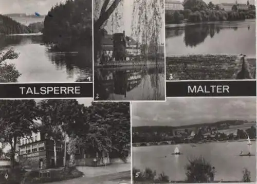 Talsperre Malter - u.a. HOG Seeblick - 1972