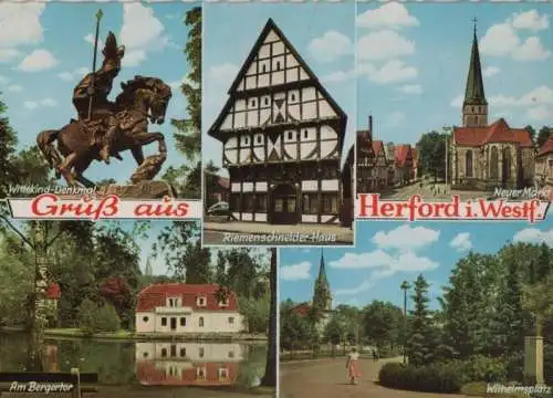 Herford - u.a. Neuer Markt - 1963