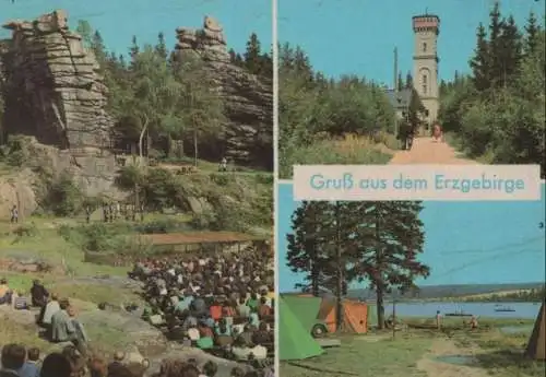 Erzgebirge - u.a. Naturbühne Greifensteine - 1969