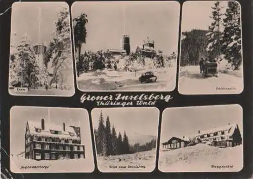 Brotterode - Inselsberg im Thür. Wald - 1963