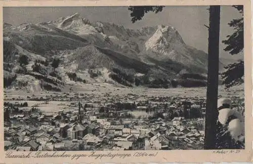 Garmisch-Partenkirchen - gegen Zugspitzgruppe - 1944