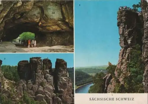 Sächsische Schweiz - u.a. Basteiaussicht - ca. 1985