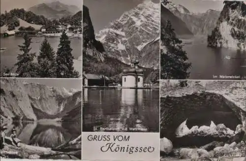 Königssee - u.a. St. Bartholomä - ca. 1960