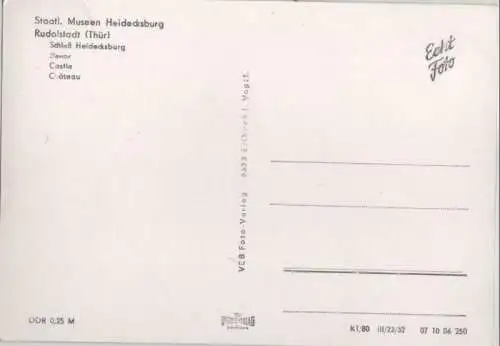 Rudolstadt - Schloß Heidecksburg