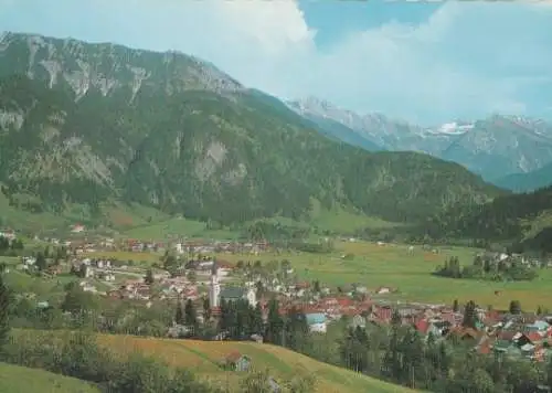 Hindelang mit Ostrachtaler Hochgebirge - ca. 1975