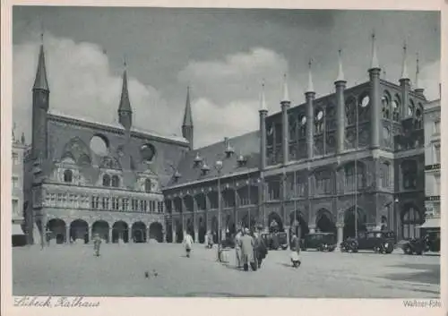 Lübeck - Rathaus - ca. 1955