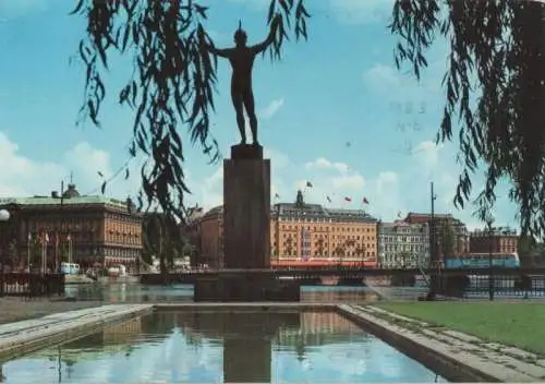 Schweden - Schweden - Stockholm - Strömparterren med Solsangaren - 1964