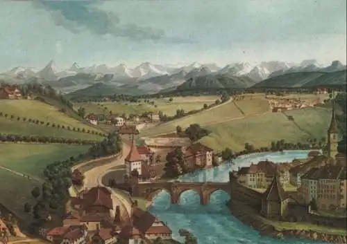 Schweiz - Schweiz - Bern - Untertorbrücke von Norden - 1985