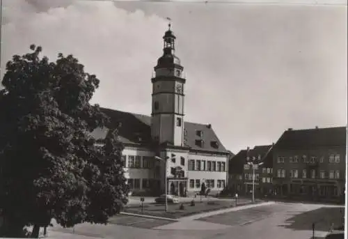 Pegau - Markt mit Rathaus