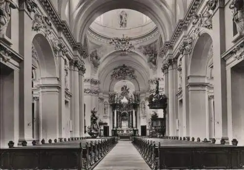 Fulda - Dom, Hauptschiff mit Hochaltar - 1975