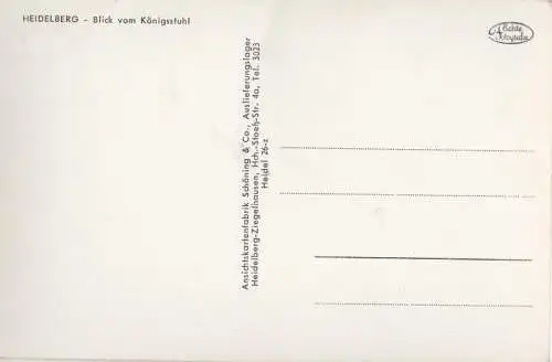 Heidelberg - vom Königsstuhl