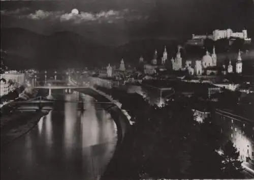 Österreich - Österreich - Salzburg - bei Nacht - 1953