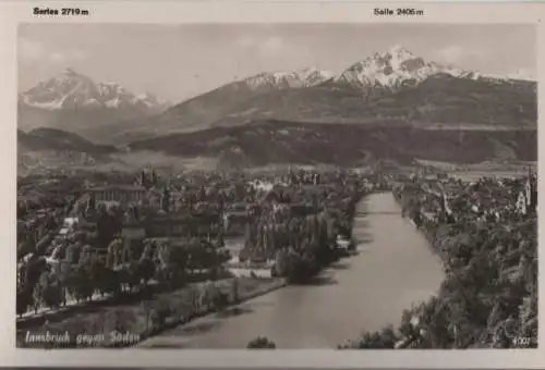 Österreich - Österreich - Innsbruck - gegen Süden - ca. 1955