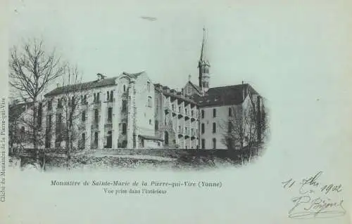 Frankreich - Saint-Leger-Vauban, Abbaye de la Pierre-Qui-Vire - Frankreich - Monastere