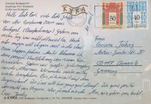 Ungarn - Budapest - Ungarn - Gebäudeansicht