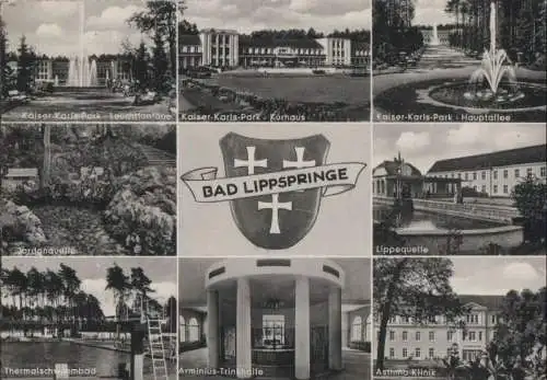 Bad Lippspringe - u.a. Asthma-Klinik - 1960