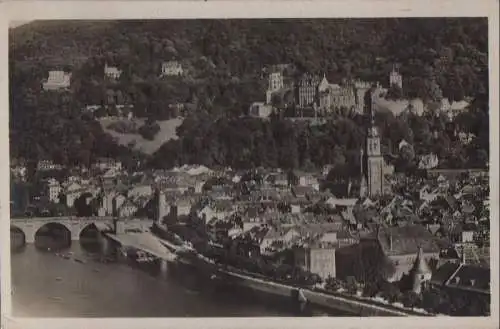 Heidelberg - vom Philosophenweg - ca. 1950